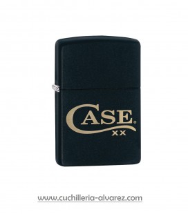 Encendedor CASE negro mate con logotipo de la funda Zippo®CA52478