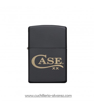 Encendedor CASE negro mate con logotipo de la funda Zippo®CA52478