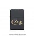 Encendedor CASE negro mate con logotipo de la funda Zippo®CA52478