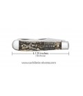 Navaja CASE TRAPPER War Series Embellished Smooth Natural Bone Desert Storm CA22033