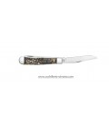 Navaja CASE TRAPPER War Series Embellished Smooth Natural Bone Desert Storm CA22033