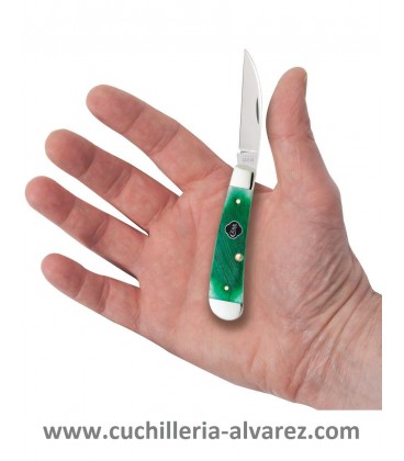 Navaja CASE SWAY BACK Clover Bone Sawcut Jig  CA23212