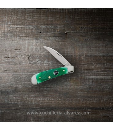 Navaja CASE SWAY BACK Clover Bone Sawcut Jig  CA23212