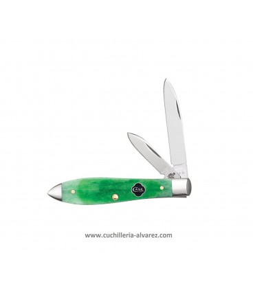 Navaja CASE TEAR DROP Clover Bone Sawcut Jig CA23215