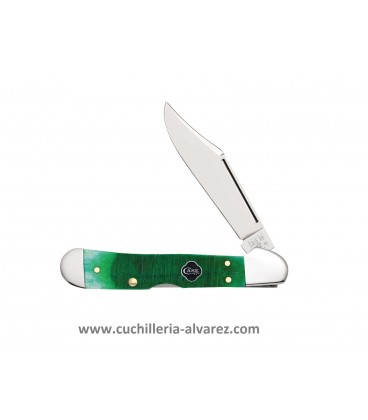 Navaja CASE MINI COPPERLOCK Clover Bone Sawcut Jig CA23217