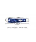 Navaja CASE TRAPPER Blue Pearl Kirinite CA23431
