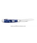 Navaja CASE TRAPPER Blue Pearl Kirinite CA23431