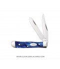 Navaja CASE TRAPPER Blue Pearl Kirinite® CA23440