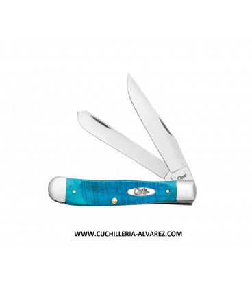 Navaja CASE TRAPPER Caribbean Blue Bone CA25592