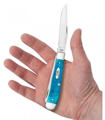 Navaja CASE TRAPPER Caribbean Blue Bone CA25592