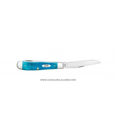 Navaja CASE TRAPPER Caribbean Blue Bone CA25592