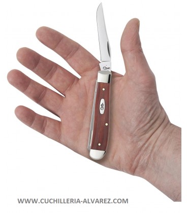 Navaja CASE MINI TRAPPER Smooth Chestnut Bone  CA28700