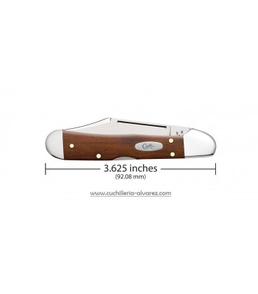 Navaja CASE MINI COPPERLOCK Clover Bone Sawcut Jig CA23217