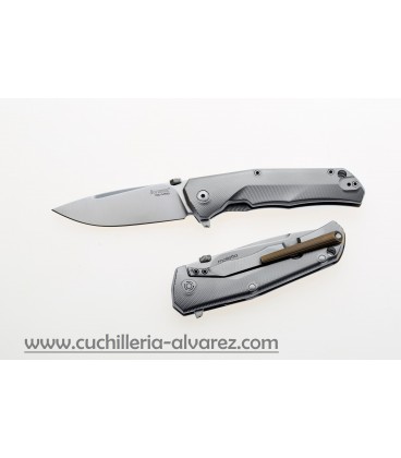 Navaja Lionsteel TRE BR FULL TITANIUM BONZE