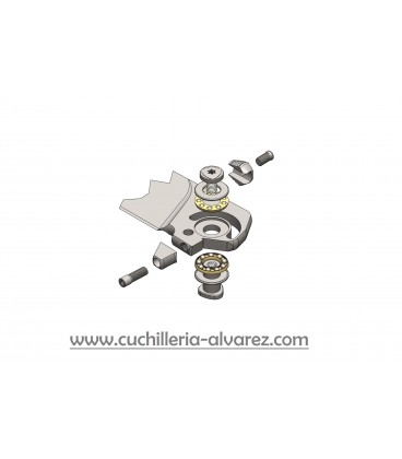 Navaja Lionsteel TRE BR FULL TITANIUM BONZE