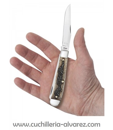 Navaja CASE TRAPPER Zac Brown Band Gift Set Smooth Natural Bone CA48260