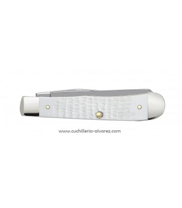 Navaja CASE TRAPPER SparXX Standard Jig White Synthetic CA60182