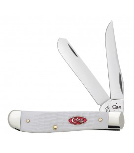 Navaja CASE MINI TRAPPER SparXX Standard Jig White Synthetic  CA60186