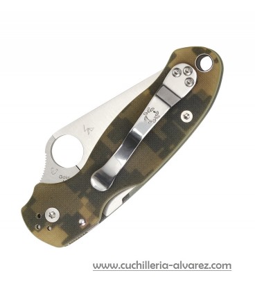 Navaja Spyderco PARA 3 G-10 DIGITAL CAMO CPM S30VN