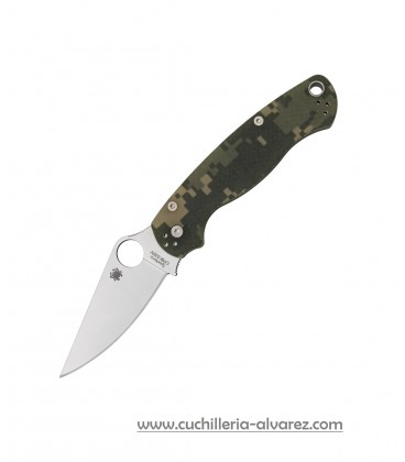 Navaja Spyderco PARAMILITARY G-10 DIGITAL CAMO CPM S30VN