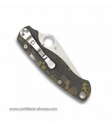 Navaja Spyderco PARAMILITARY  G-10 DIGITAL CAMO CPM S30VN