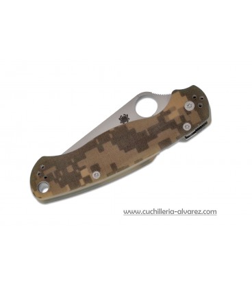Navaja Spyderco PARAMILITARY  G-10 DIGITAL CAMO CPM S30VN