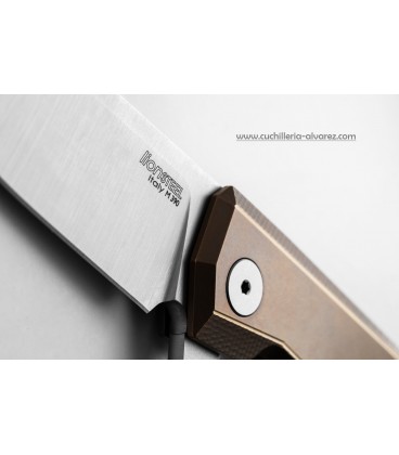Navaja Lionsteel MYTO Titanio bronce LSMT01 BR