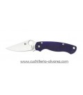 Navaja Spyderco PARAMILITARY 2 G-10 AZUL OSCURO CPM S110V