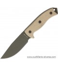 Cuchillo ONTARIO RAT-5 OD Green Funda De Nylon ON8691