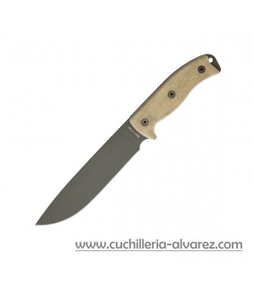 Cuchillo ONTARIO RAT-7 OD Green Funda De Nylon ON8692