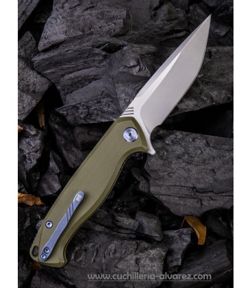 Navaja We Knife Co Streak Linerlock Green G10 818E