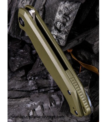 Navaja We Knife Co Streak Linerlock Green G10 818E