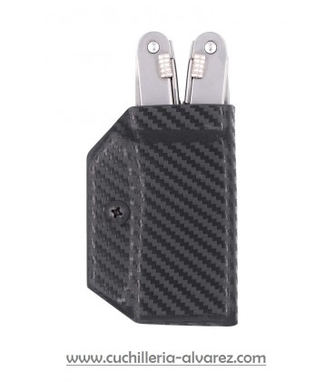 Funda KYDEX VICTORINOX SPIRIT con patrón de fibra de carbono negro