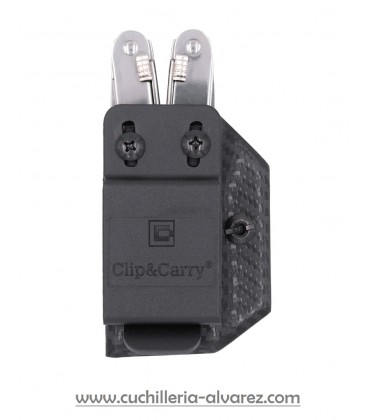 Funda KYDEX VICTORINOX SPIRIT con patrón de fibra de carbono negro