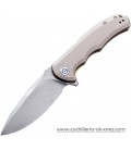 CIVIVI PRAXIS 803B Flipper Knife Tan G10