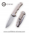 CIVIVI PRAXIS 803B Flipper Knife Tan G10