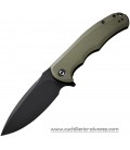 CIVIVI PRAXIS 803F Flipper Knife OD Green G10