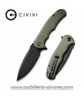 CIVIVI PRAXIS 803F Flipper Knife OD Green G10