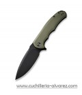 CIVIVI PRAXIS 803F Flipper Knife OD Green G10