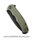 CIVIVI PRAXIS 803F Flipper Knife OD Green G10