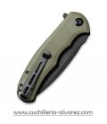 CIVIVI PRAXIS 803F Flipper Knife OD Green G10