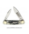 Navaja MARBLES Black Stag Large Canoe 478