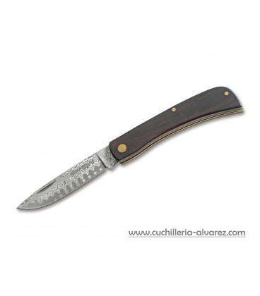 Navaja Magnum by boker Ebony Rangebuster Damast 01RY140DAM