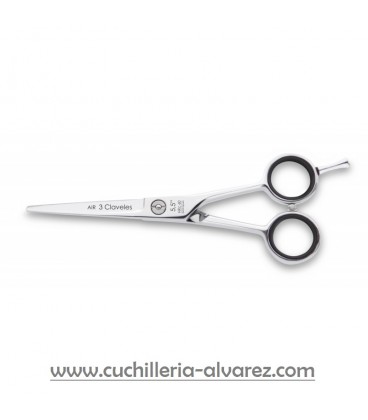 Tijera 6,5" peluqueria 3 CLAVELES 12804