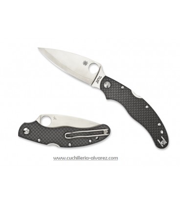 Navaja Spyderco CALY 3.5 fibra de carbono ZDP 189