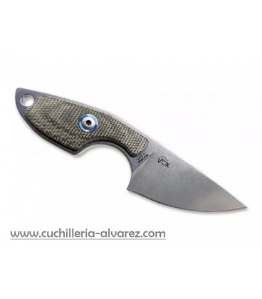 Cuchillo MKM MIKRO Micarta verde MR01-GC