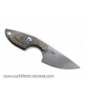 Cuchillo MKM MIKRO Micarta verde MR01-GC