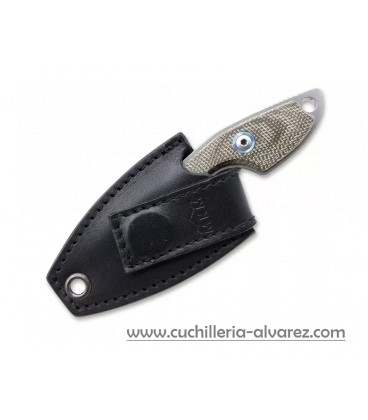Cuchillo MKM MIKRO Micarta verde MR01-GC