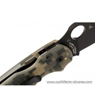 Navaja Spyderco PARA 3 G-10 DIGITAL CAMO BLACK CPM S30VN