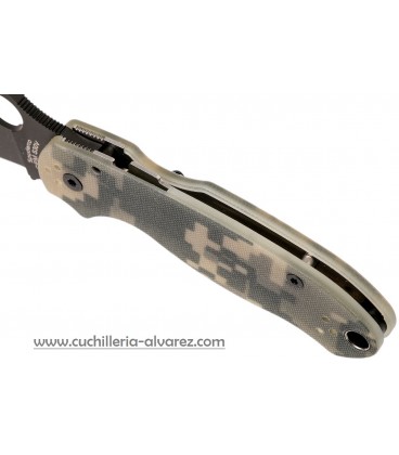 Navaja Spyderco PARA 3 G-10 DIGITAL CAMO BLACK CPM S30VN